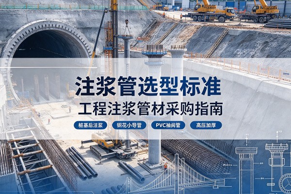 康马注浆管选型标准