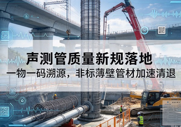 康马声测管质量新规落地，一物一码溯源，非标薄壁管材加速清退